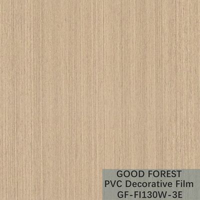 Tipo giallo-chiaro decorativo di colore della bolla del film del PVC di legno del grano dell'OEM