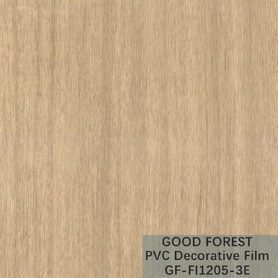 Tipo giallo-chiaro decorativo di colore della bolla del film del PVC di legno del grano dell'OEM
