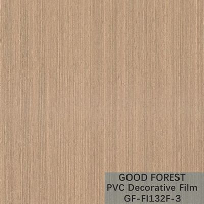 Tipo giallo-chiaro decorativo di colore della bolla del film del PVC di legno del grano dell'OEM