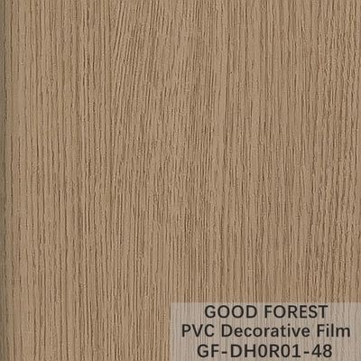 Grano di legno del film del PVC di fluidità di resistenza decorativa del graffio
