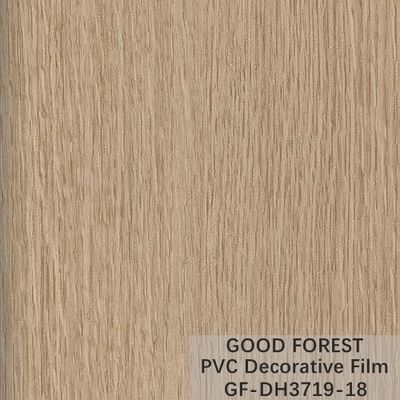 Grano di legno del film del PVC di fluidità di resistenza decorativa del graffio