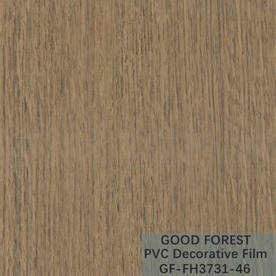 Grano di legno del film del PVC di fluidità di resistenza decorativa del graffio