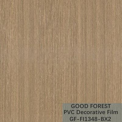 Grano di legno del film del PVC di fluidità di resistenza decorativa del graffio