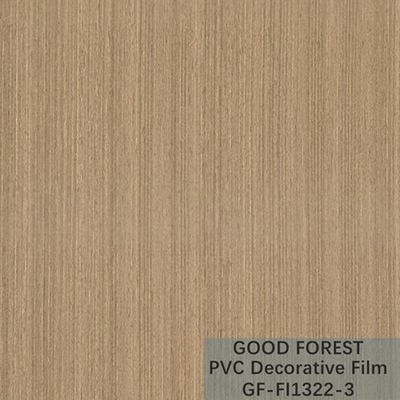 Grano di legno del film del PVC di fluidità di resistenza decorativa del graffio