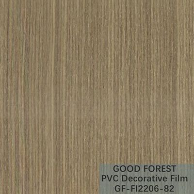 Grano di legno del film del PVC di fluidità di resistenza decorativa del graffio