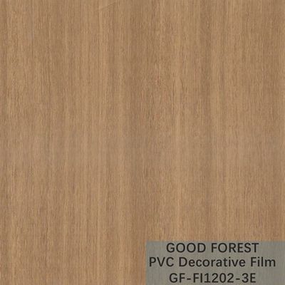 Grano di legno del film del PVC di fluidità di resistenza decorativa del graffio
