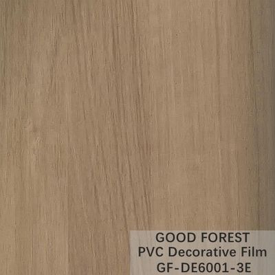 Grano di legno del film del PVC di fluidità di resistenza decorativa del graffio