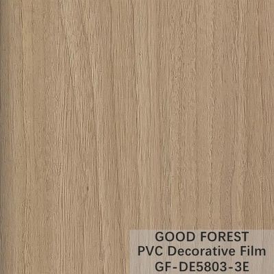 Grano di legno del film del PVC di fluidità di resistenza decorativa del graffio