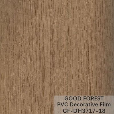 Grano di legno del film del PVC di fluidità di resistenza decorativa del graffio