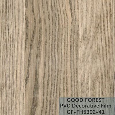 Film decorativo del PVC di traffico grano di legno di spessore di 0.60mm - di 0,25