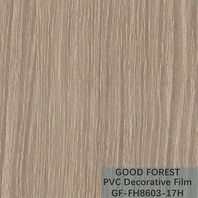 Film decorativo del PVC di traffico grano di legno di spessore di 0.60mm - di 0,25