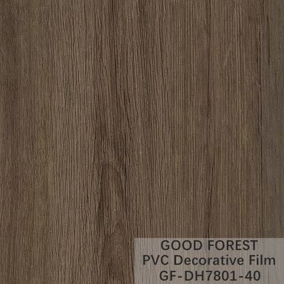 Film decorativo del PVC della divisione spessore Grey Color scuro di 0.60mm - di 0.25mm