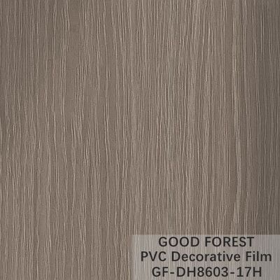 Film decorativo del PVC della divisione spessore Grey Color scuro di 0.60mm - di 0.25mm