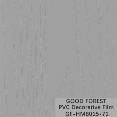 Produca delle bolle sul colore puro 71 del PVC del grano di legno decorativo rigido del film