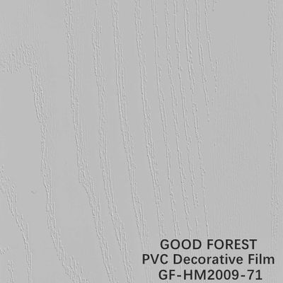 Produca delle bolle sul colore puro 71 del PVC del grano di legno decorativo rigido del film