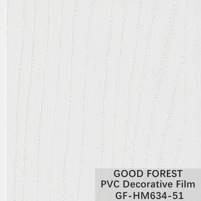 Vescica pura di colore del film decorativo del PVC del grano di legno del Governo