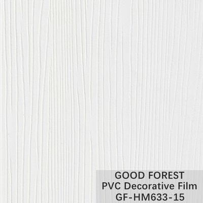 Vescica pura di colore del film decorativo del PVC del grano di legno del Governo