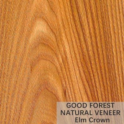 La corona di legno naturale dell'impiallacciatura dell'OLMO ha tagliato il grano per fornire il servizio su misura