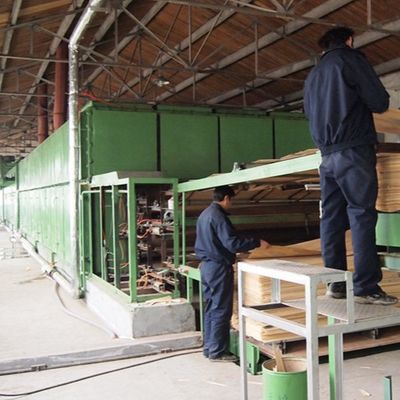La corona artificiale bianca della quercia H8105C ha tagliato l'impiallacciatura di legno costruita 3100mm popolare per le porte