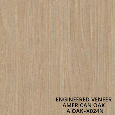 Foglio per impiallacciatura di legno americano naturale della QUERCIA bianca X024N di simulazione per l'iso di Windows e della porta