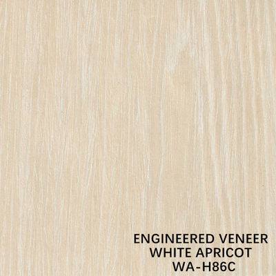 L'albicocca bianca ha costruito la fetta di legno dell'impiallacciatura H86C ha tagliato le tecniche per il rivestimento murale