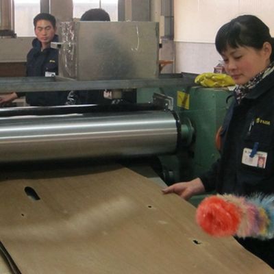 Grano ruvido speciale Fineline della noce X937A dell'impiallacciatura ricomposto immaginazione di legno dell'ardesia del Governo dal produttore Iso della Cina