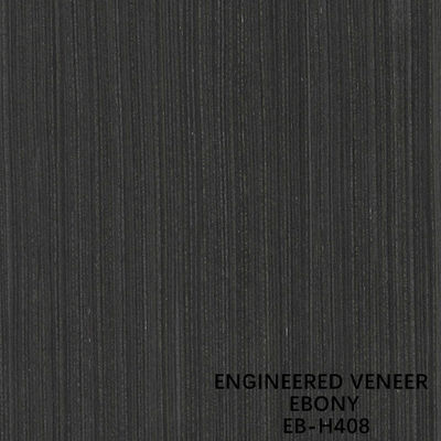 Ebony Wood Veneer costruito composito ricostituito H408 3100mm per il Governo