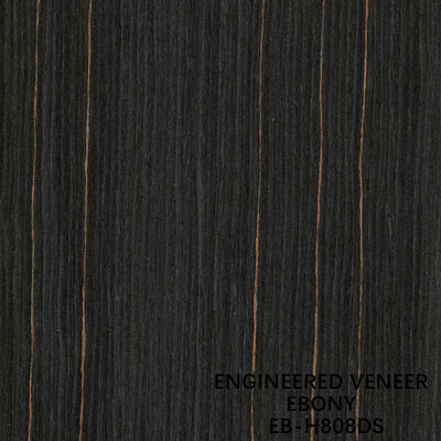 Impiallacciatura in legno di ebano H808DS a grana dritta doppio colore 2500-3100mm