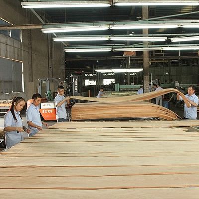America Red Oak Natural Wood Veneer Slice Cut 0,5 mm Spessore per armadio e porta