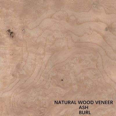 Prezzo bianco naturale di spessore 0.55mm di Ash Veneer Wood Burl Grain dell'hotel buon per la vendita all'ingrosso della Cina della decorazione dell'hotel
