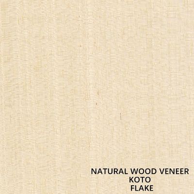 Il quarto naturale dell'impiallacciatura di legno del koto ha tagliato la buona capacità del rifornimento del grano diritto speciale del fiocco per la tintura del processo
