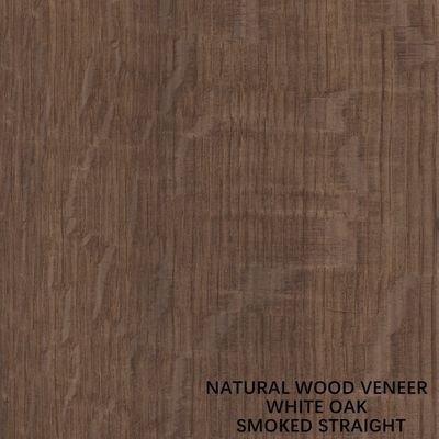 Il quarto naturale americano su misura dell'impiallacciatura di legno di quercia ha tagliato/grano diritto tinto ha fumato per la decorazione dell'hotel