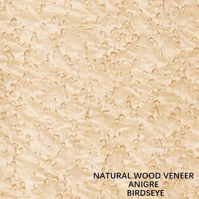 Il legno naturale americano dell'acero impiallaccia la buona qualità di spessore 0.5mm dell'acero dell'occhio dell'uccello per mobilia e lo strumento musicale