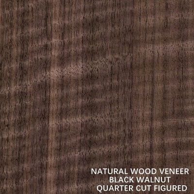 Il quarto naturale americano dell'impiallacciatura di legno della noce ha tagliato diritto calcolato per mobilia di alta classe che fa il produttore del Fsc Cina