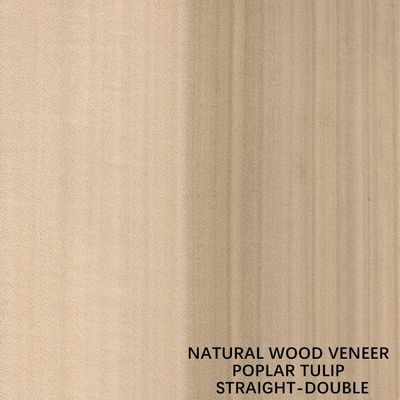 Il quarto naturale americano dell'impiallacciatura di legno del pioppo ha tagliato il doppio colore per la decorazione