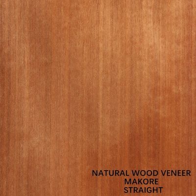 grado naturale AAA del grano diritto dell'impiallacciatura di legno dell'Africa Makore degli strumenti musicali di 0.5mm