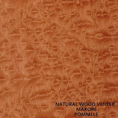 Impiallacciatura naturale Cherry Mahogany For Hotel Decoration di legno dell'Africa Makore e mobilia