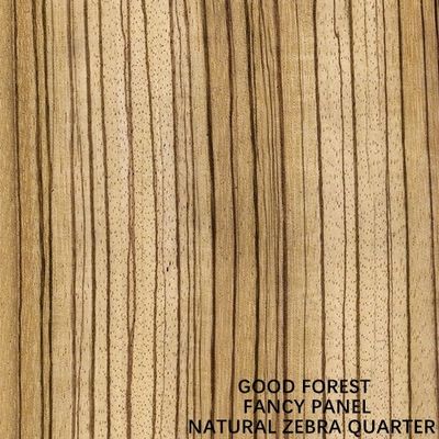 L'immaginazione riveste capacità di pannelli standard di legno del rifornimento di dimensione 2440*1220 millimetro del grano di quarto dell'impiallacciatura della zebra la buona dal produttore della Cina