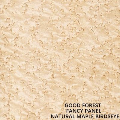 Di lusso naturale acero uccelli occhio di compensato decorazione alberghiera servizio personalizzato taglia allungata