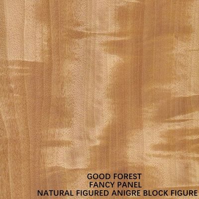 Figura calcolata naturale buona qualità del blocchetto di Anigre del compensato di immaginazione per la porta e la fabbrica della Cina del grado del pannello E1/E2 di Windows