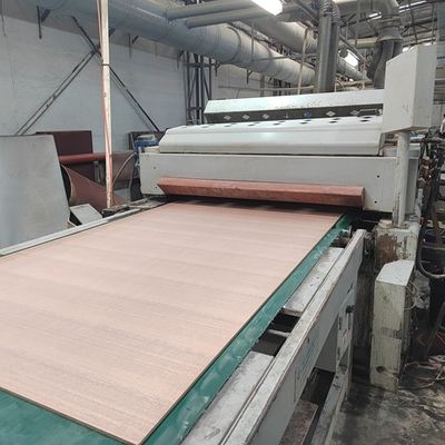 Pannelli decorativi a grana dritta impiallacciati in legno di olmo naturale con pannelli di particelle di MDF senza vernice per mobili