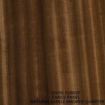 La mobilia ha fumato Sapele che il MDF basato di legno naturale del grano di quarto dell'impiallacciatura riveste l'iso di pannelli