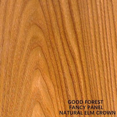Formato standard 2440*1220mm del pannello truciolare del MDF del compensato dell'impiallacciatura di legno della corona dell'olmo naturale operato per la porta e la mobilia E1 E0 P1 P2