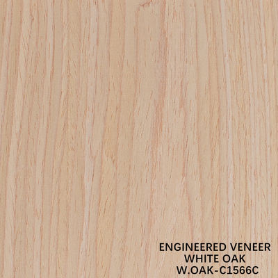 American Crown Grain Fancy Wood Veneer White Oak 1566C Personalizzato 2200-3100mm Per Armadio