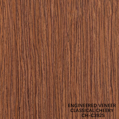 392C / 392S Veneer di legno ricomposto marrone scuro per decorazioni vintage