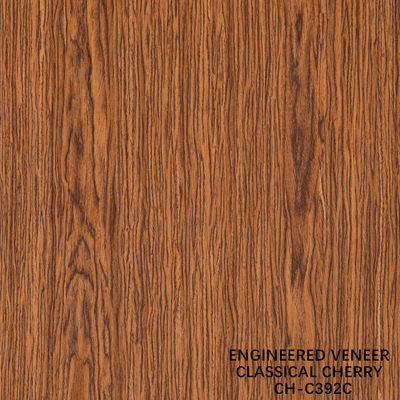 392C / 392S Veneer di legno ricomposto marrone scuro per decorazioni vintage