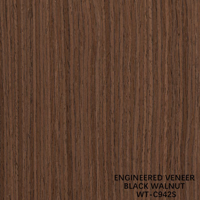 Legno di noce ingegneristico, rivestimento a quattro tagli, grano verticale 942s/943s per porte interne