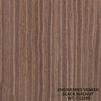 3100mm Dimensione allungata Legno di noce Veneer Quarter Cut Grano retto Per la pelle della porta