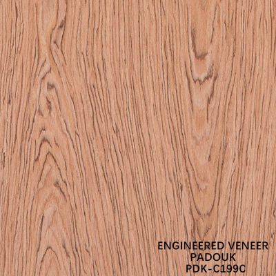 Impiallacciatura di legno ricostituito Palissandro Taglio a corona Colore rosso Lunghezza 2200-3100mm Per porte interne Fabbrica cinese PDK-199C / 901C