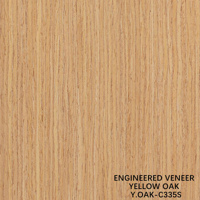 Ricon Legno Veneer Giallo Quercia Verticale Grano Quarto Taglio 3050 * 640mm Per l'hotel Decorazione Carta di ritorno Cina Manufacturer